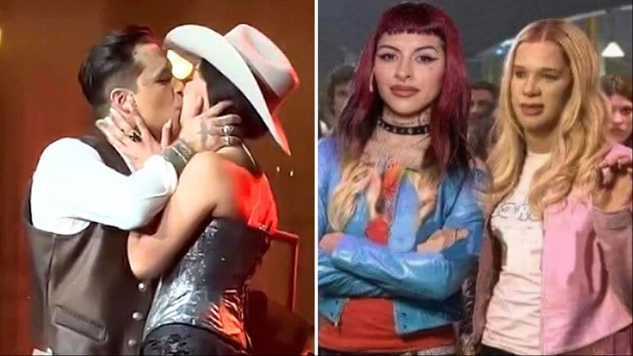Ángela Aguilar y Christian Nodal: internautas estallan con los mejores memes tras su beso de amor