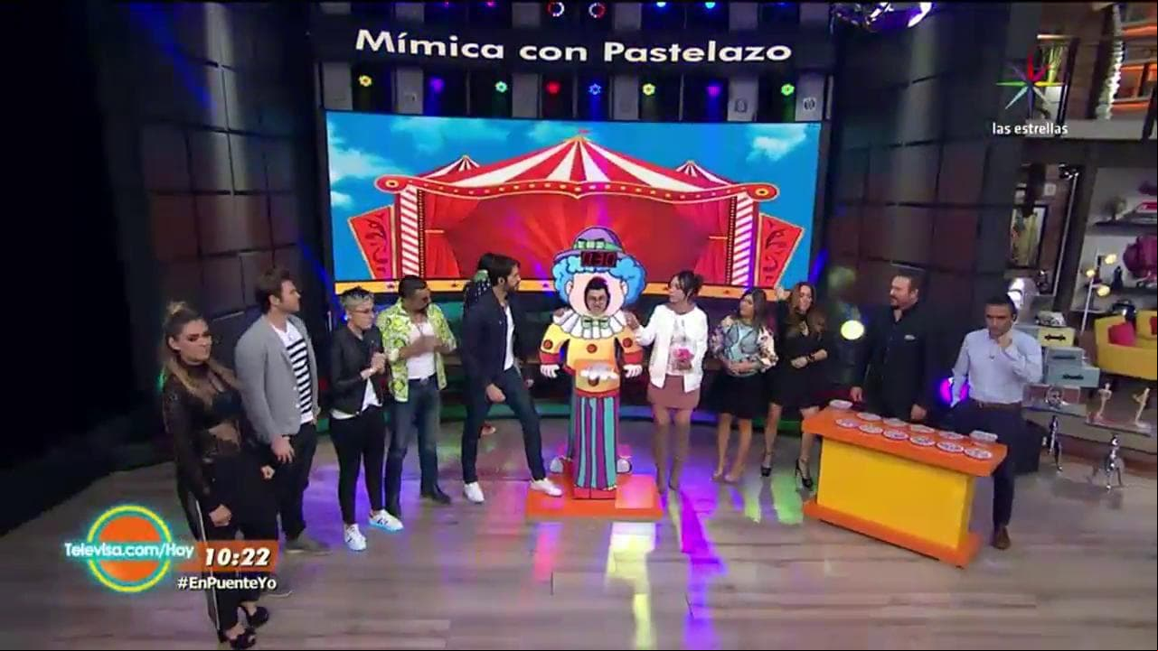 Reñida competencia en Mímica con Pastelazo