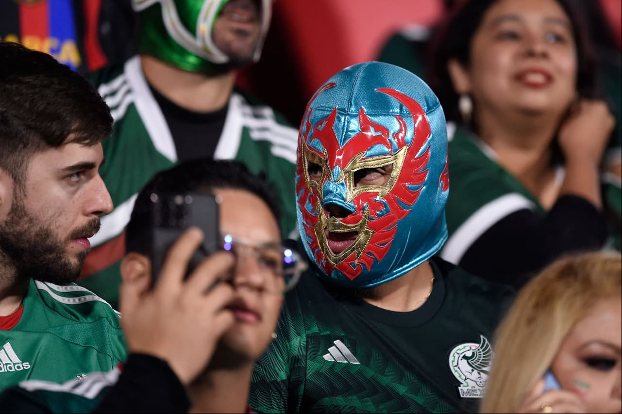 A Mexico's er watches during the friendly international football match between Mexico and Iraq at the Montilivi stadium in Girona, on November 9, 2022. (Photo by Josep LAGO / AFP) (Photo by JOSEP LAGO/AFP via Getty Images)