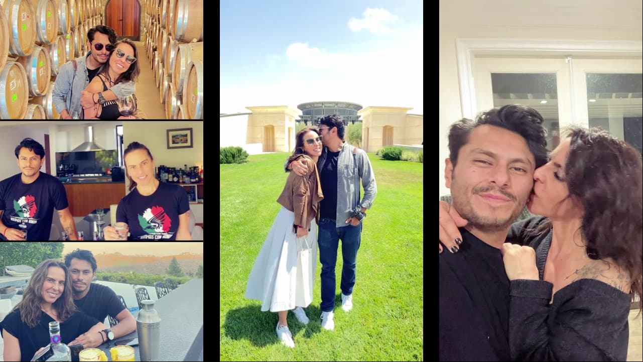 Así celebró Kate del Castillo y su novio tres años de romance
