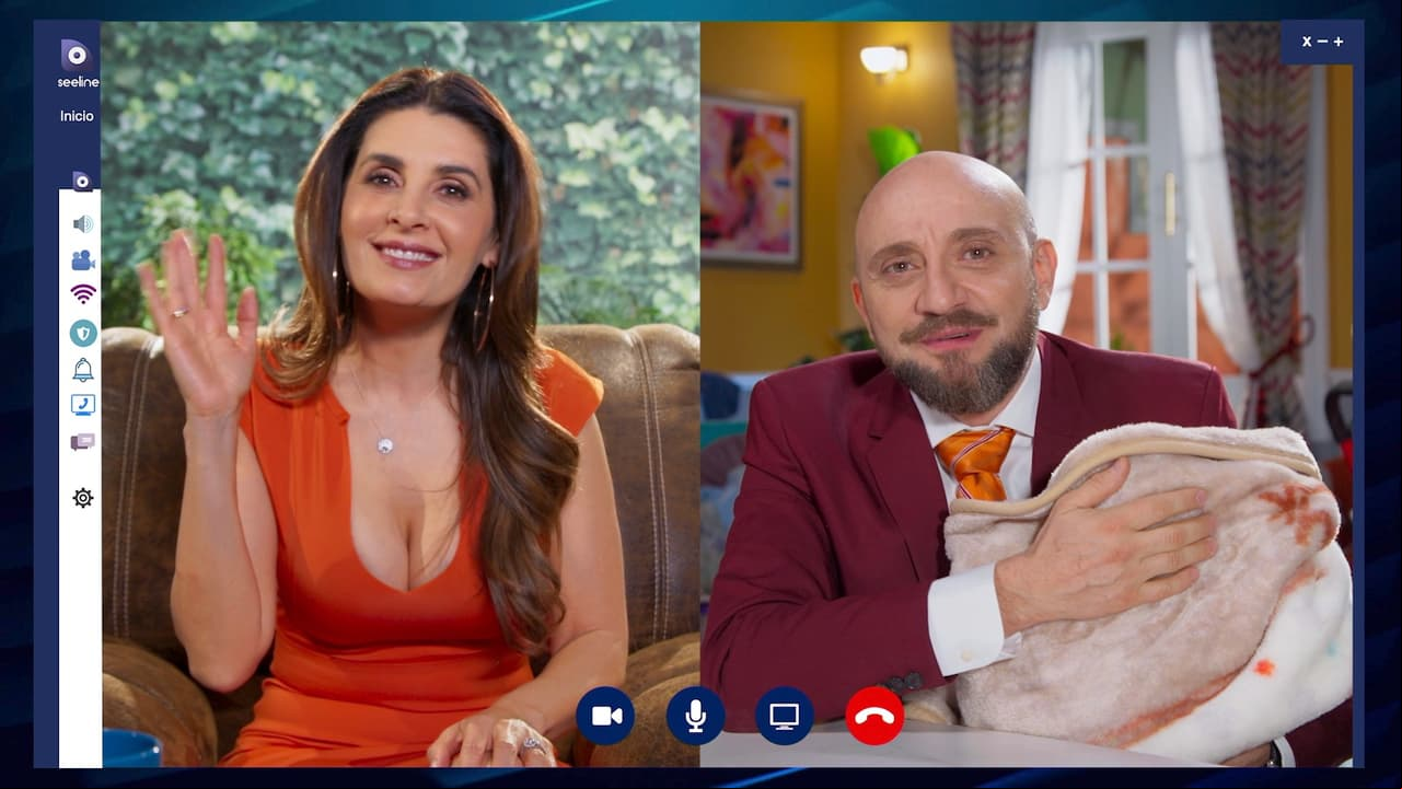 Silvita y Luis en la onceava temporada de Vecinos