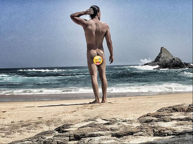 Al actor le fascina mostrar su cuerpo