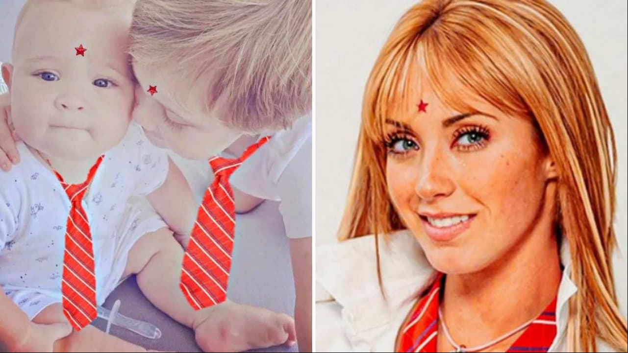 Hijo de Anahí canta a todo pulmón canciones de RBD y conmueve las redes con su uniforme de Rebelde