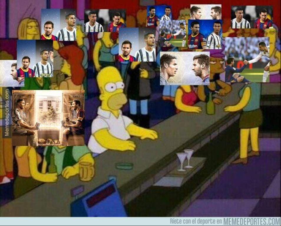 Juventus y los memes apalearon al Barcelona | Llegaron las mejores reacciones de redes sociales con Cristiano Ronaldo y Messi como protagonistas.