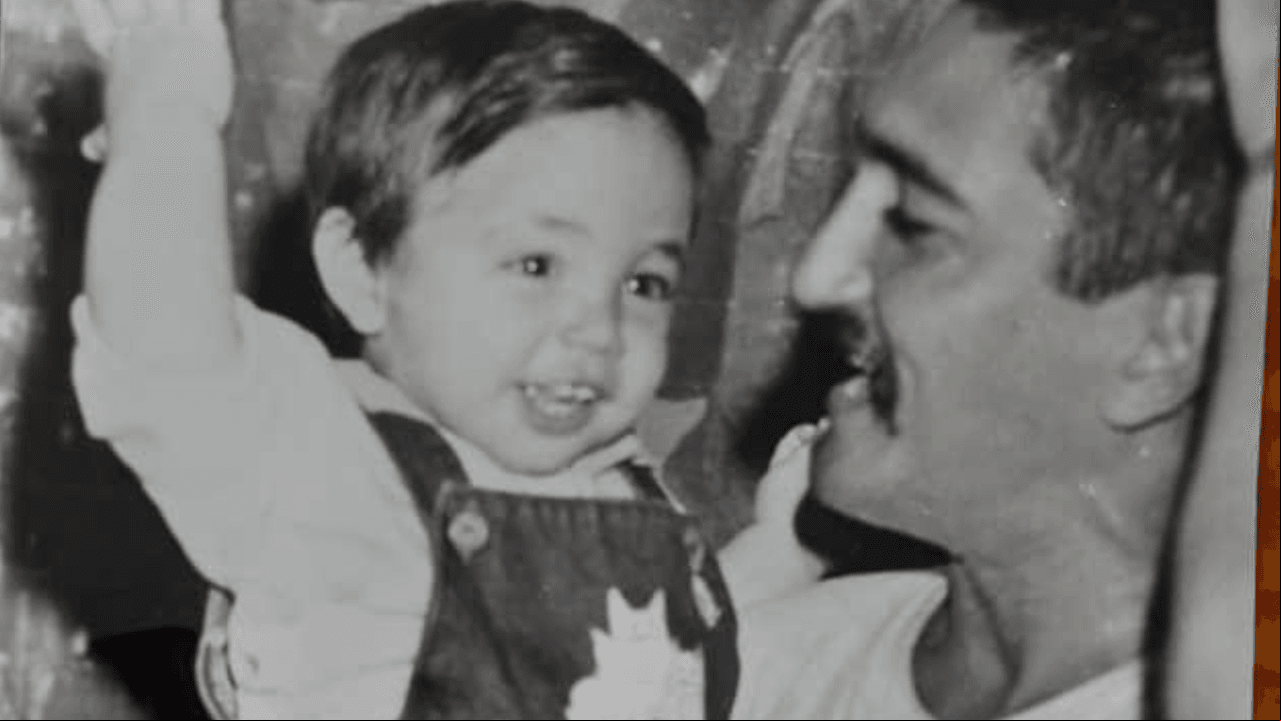 Sian Chiong y su papá Rolando Chiong