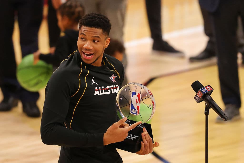 Antetukounmpo rompió un hito con su MVP en el NBA All-Star Game