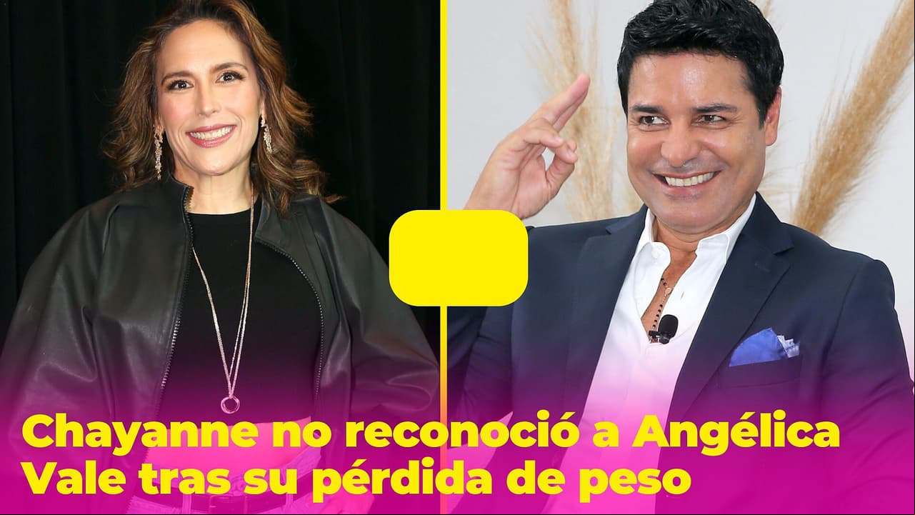 Chayanne no reconoció a Angélica Vale: quedó en shock al ver su transformación
