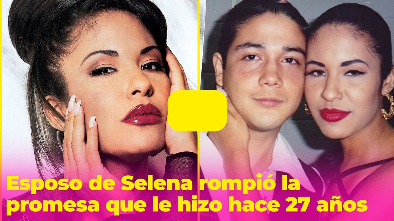 Con esta foto, el esposo de Selena rompió una promesa que le hizo a la cantante hace casi 30 años