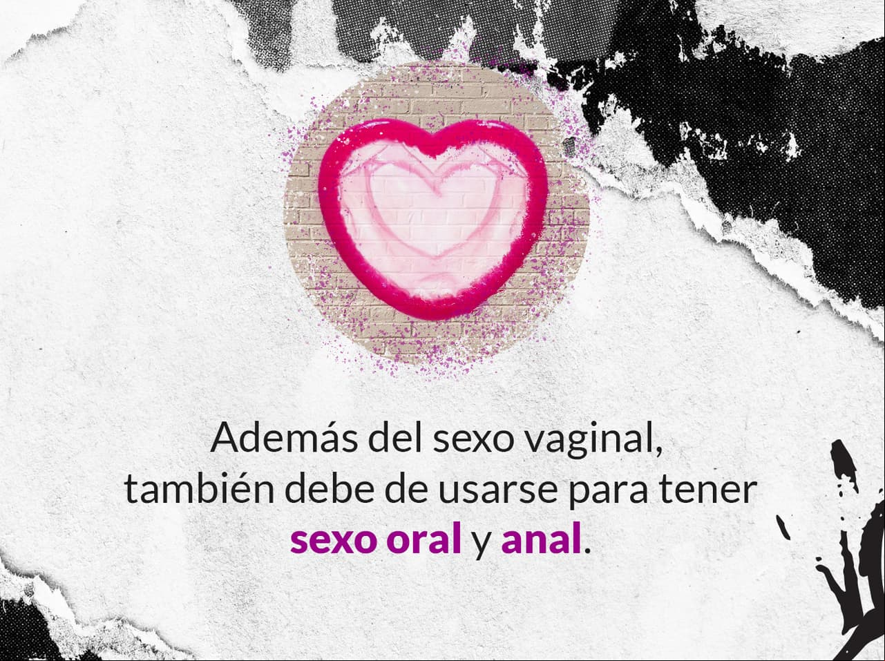 Evitar un embarazo no es la única prioridad. El uso de condón en sexo oral y anal previene la posibilidad de contraer una Infección de transmisión sexual.