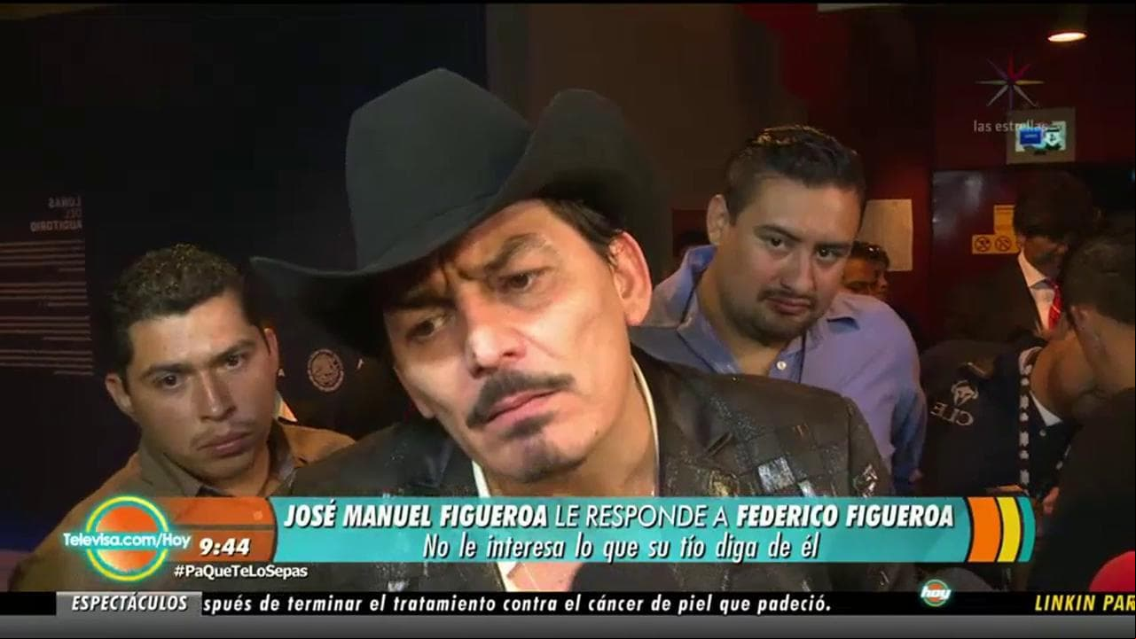 José Manuel Figueroa le responde a Federico Figueroa