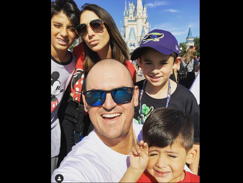 Cynthia Urías y Jorge Cantú empezaron el 2020 con unas vacaciones en familia