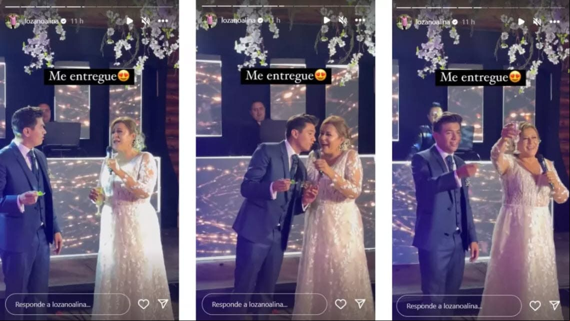 Jim Velásquez habló de su noche de bodas con Alina Lozano durante el brindis