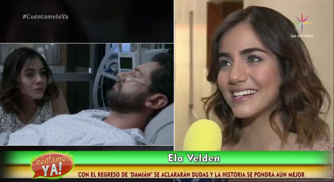 Ela Velden quiere ser la asesina de Carolina en Caer en tentación