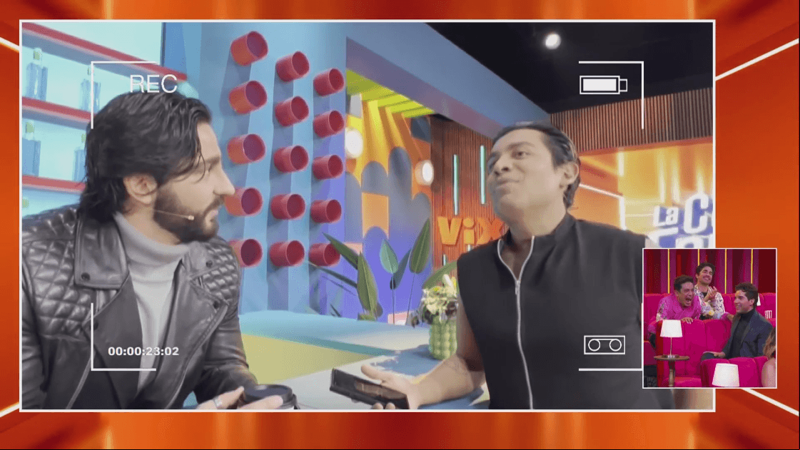 Ricardo y Potro en la noche de cine de la posgala ViX