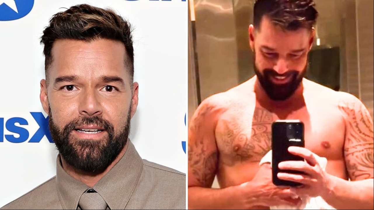 Ricky Martin presume en poca ropa su figura a los 52 años y causa sensación