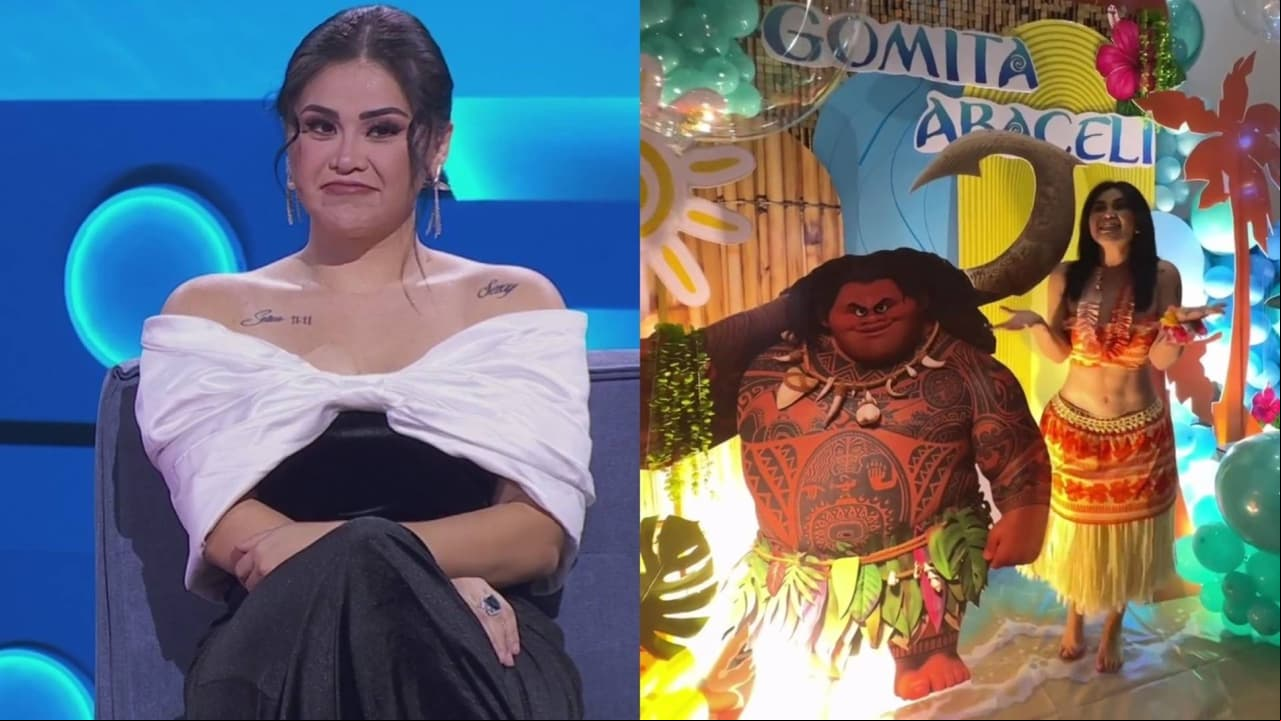 Gomita “se convierte en “Maui” en su fiesta temática de cumpleaños 30 