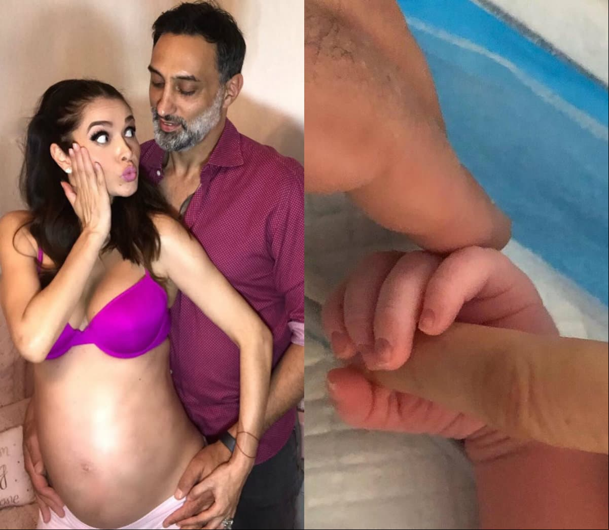 Nace Bella, la primera hija de Marlene Favela