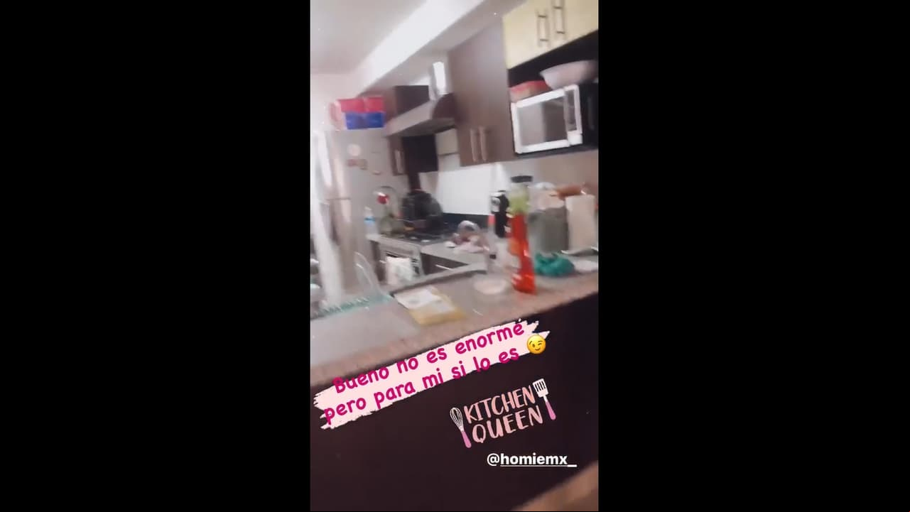 “La cocina es lo máximo porque yo deseaba con locura una cocina enorme”, comentó la intérprete de ‘Martina’ en Una familia de Diez.