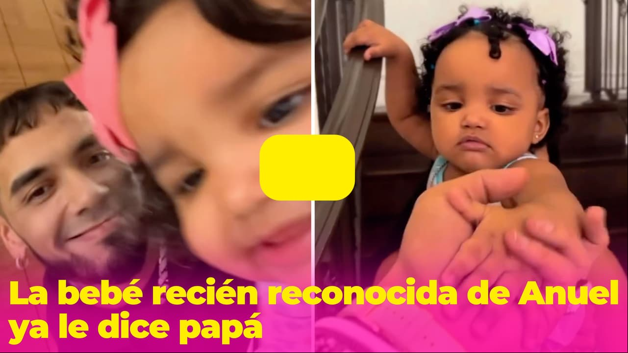 Anuel presume que la hija que reconoció hace poco ya le dice "papá": así fue el tierno momento de Gianella