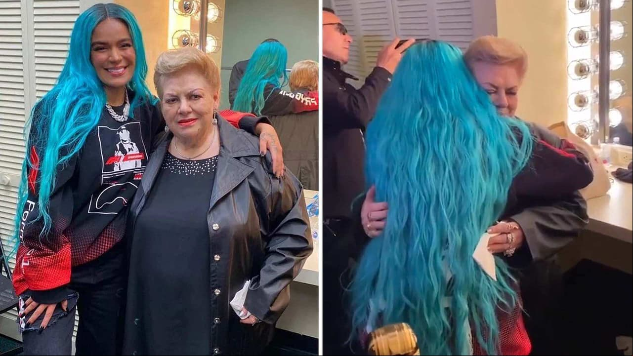 Paquita la del Barrio da sorpresivo agradecimiento a Karol G
