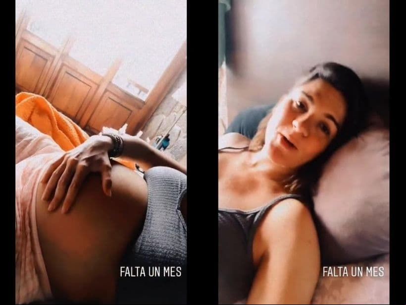 Zoraida Gómez mostró cómo luce su pancita en el octavo mes de embarazo
