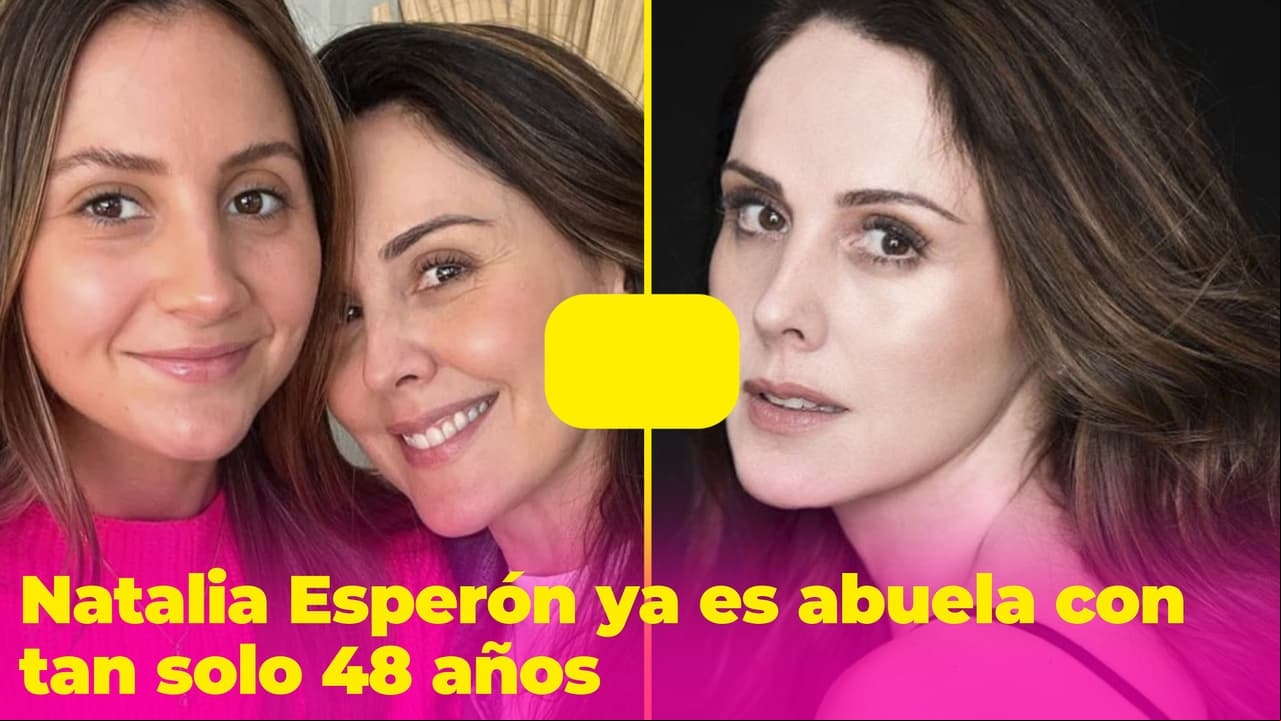 Natalia Esperón ya es abuela con solo 48 años: recibió a su nieto con un precioso mensaje