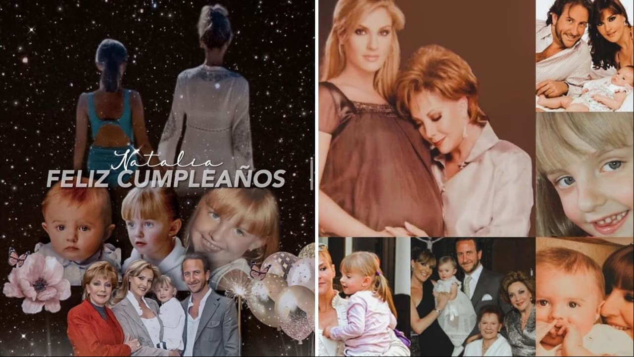 Chantal Andere dejó ver a su hija Natalia en fotos de cuando era niña.