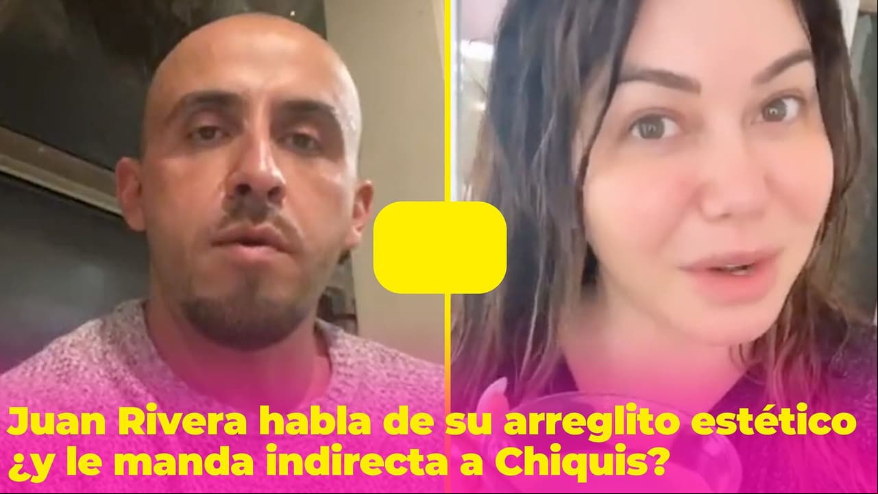 ¿Indirecta para Chiquis? Juan Rivera habla del arreglito que se hizo y dice no fue "agua de limón"