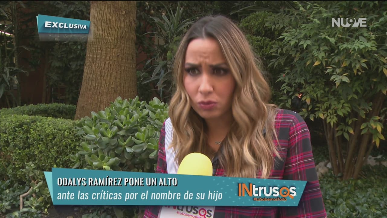 Odalys Ramírez también pone un alto a quienes critican el nombre de su hijo