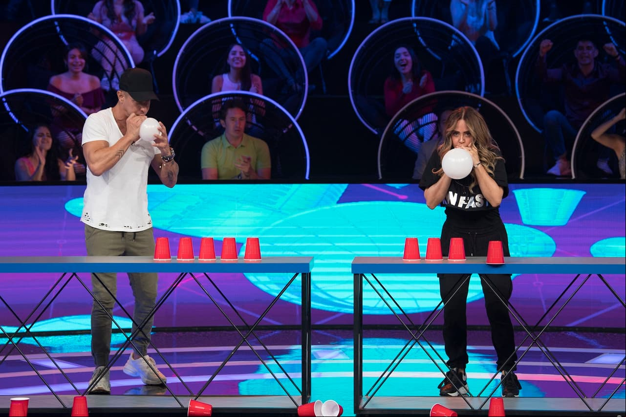 ‘A Soplar’ fue la primera prueba a la que se enfrentaron Andrea y Erik, saliendo victoriosos.