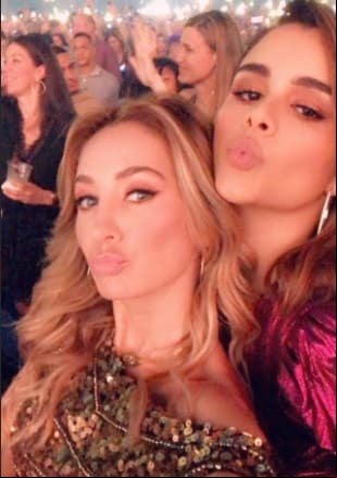 Geraldine Bazán asiste a concierto de Daddy Yankee en Puerto Rico.