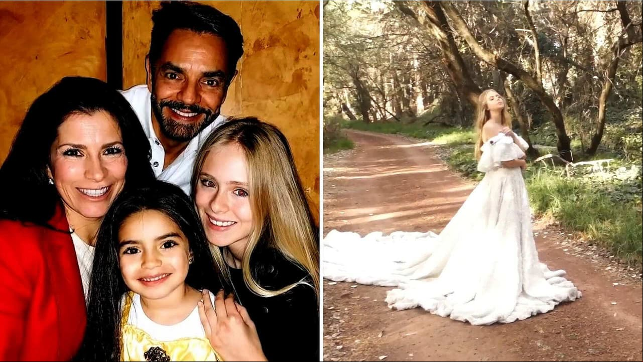A sus 17 años, Loreto Peralta impacta al salir vestida de novia cuando hace unos ayeres jugaba con Aitana Derbez