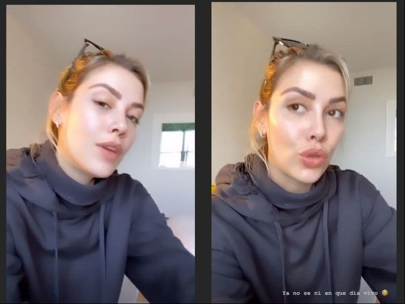 Michelle Salas anuncia que está en cuarentena.