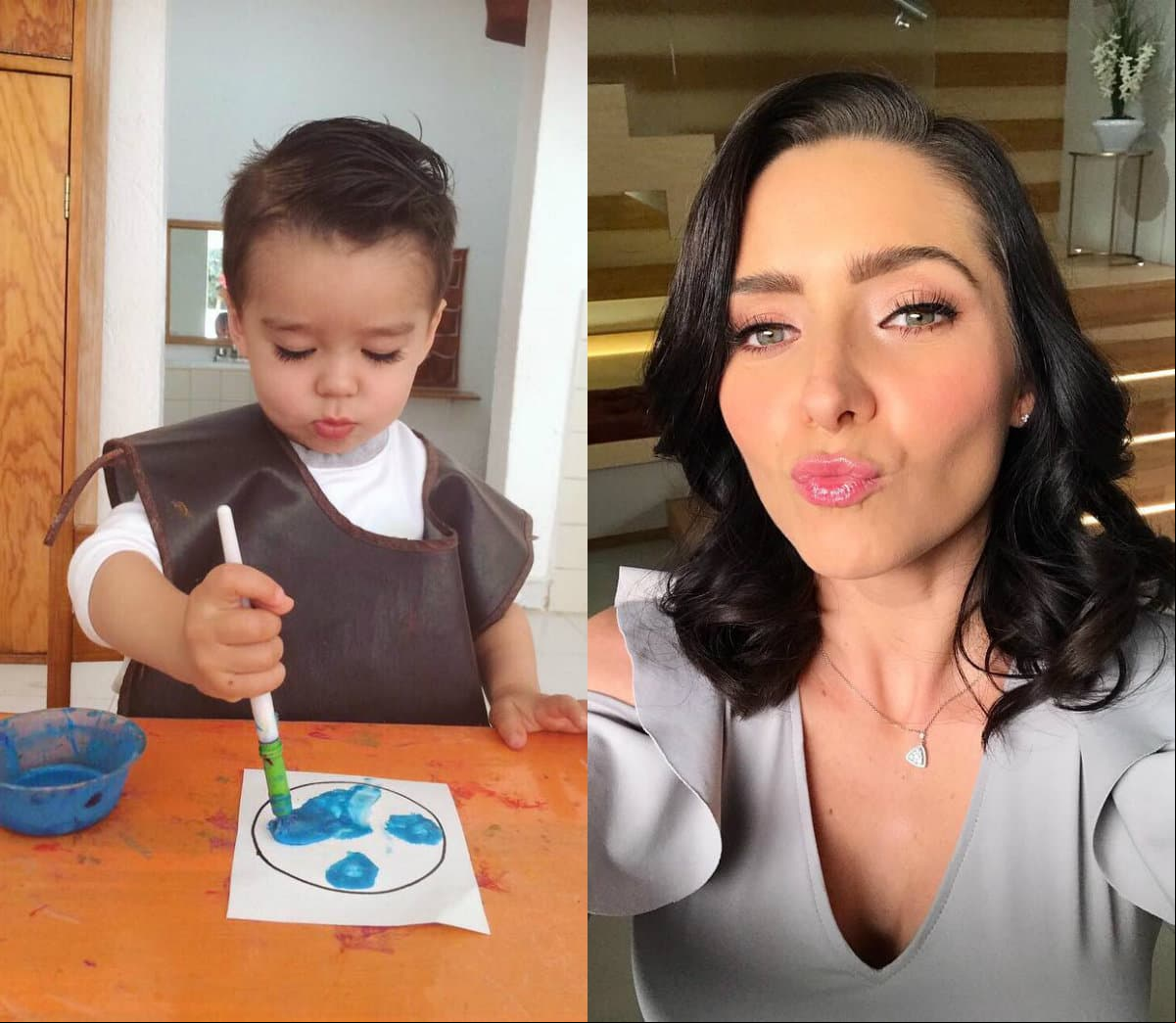 La actriz Ariadne Díaz siempre presume a su hijo Diego en redes sociales