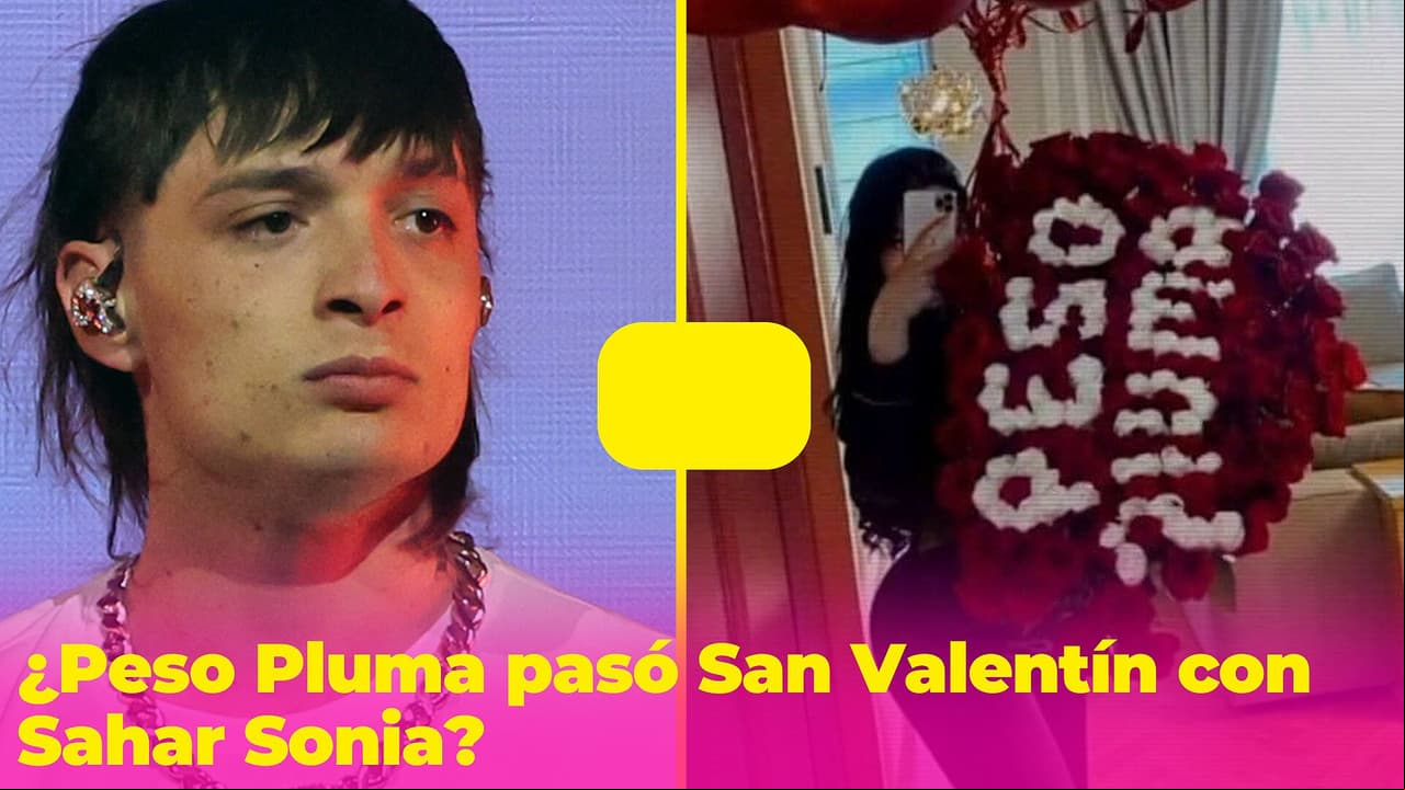 ¿Peso Pluma pasó San Valentín con Sahar Sonia? Las fotos que causaron revuelo