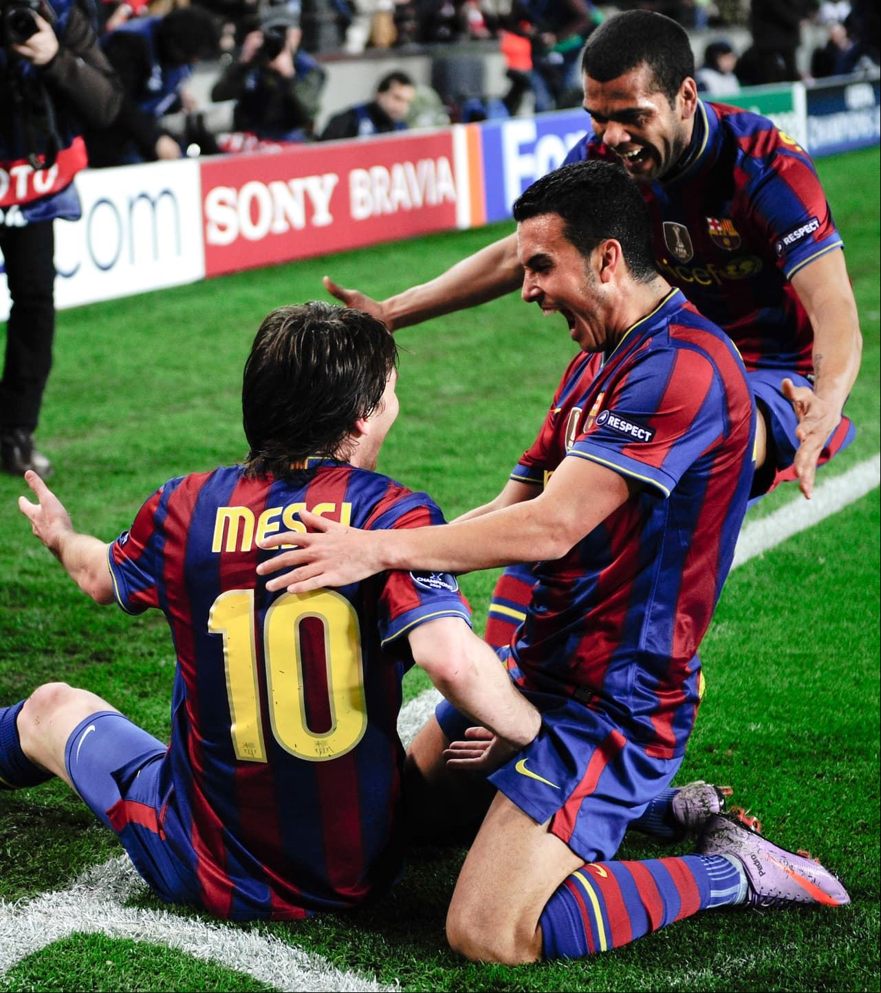 Abril 2010: Barcelona 4-1 Arsenal.- Un encuentro recordado por siempre por el 'póker' de Lionel Messi en el Camp Nou en la vuelta de los cuartos de final de la UEFA Champions League de 2009-10. Espectáculo del argentino en su máxima expresión.