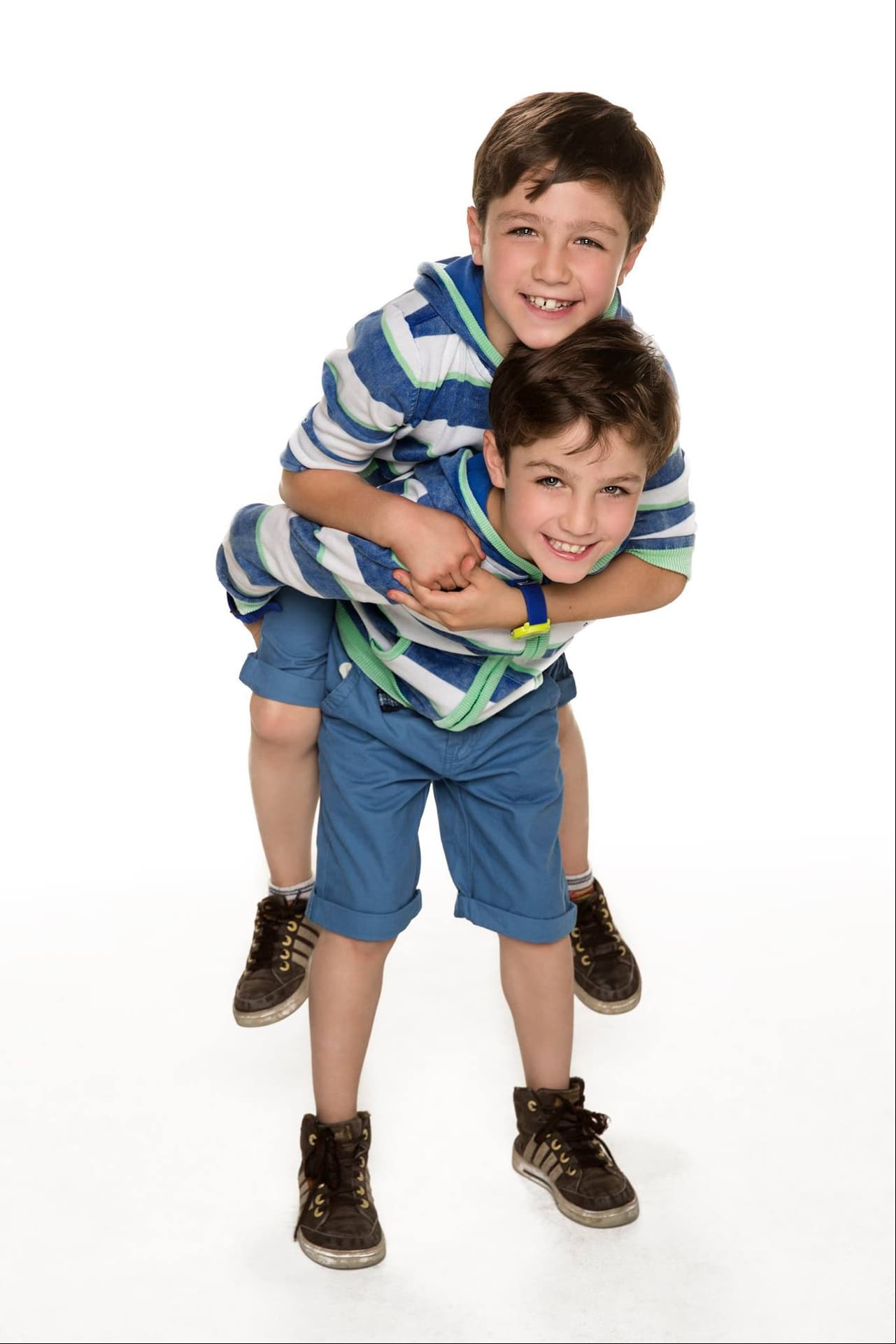 Los traviesos ‘Guille’ y ‘Alex’ estaban a cargo de José Pablo y José Manuel Alanís, quienes ahora son todos unos adolescentes de 15 años.