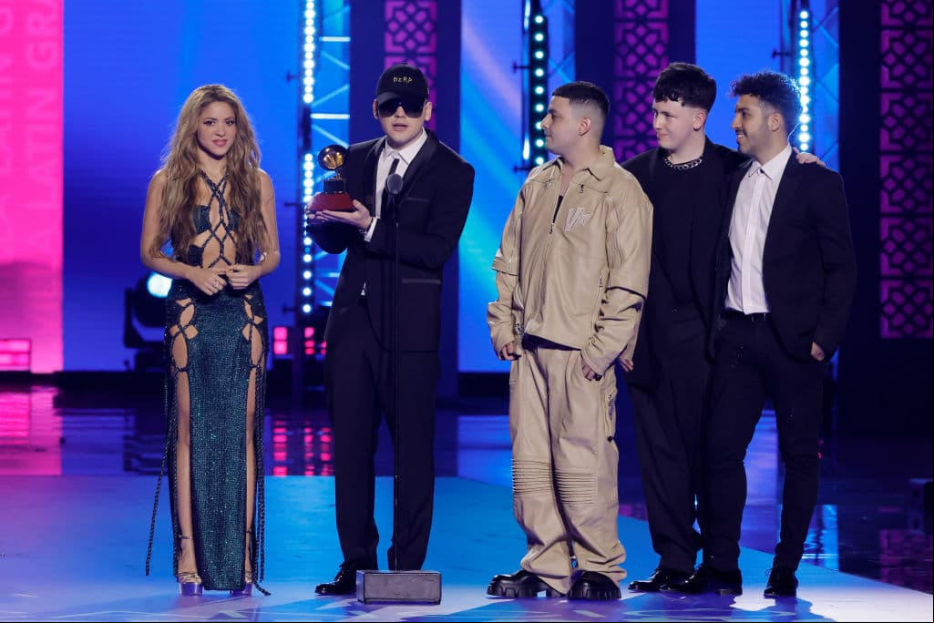 Shakira y Bizarrap en los Latin GRAMMY 2023