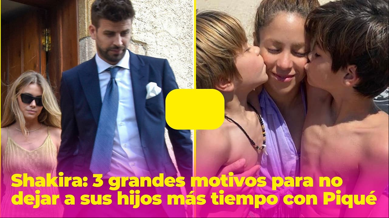 Shakira habría tenido tres grandes motivos para no dejar que sus hijos pasaran más tiempo con Piqué