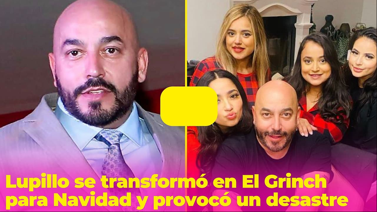 Lupillo se transformó en El Grinch para Navidad y provocó un desastre: hasta se 'robó' regalos