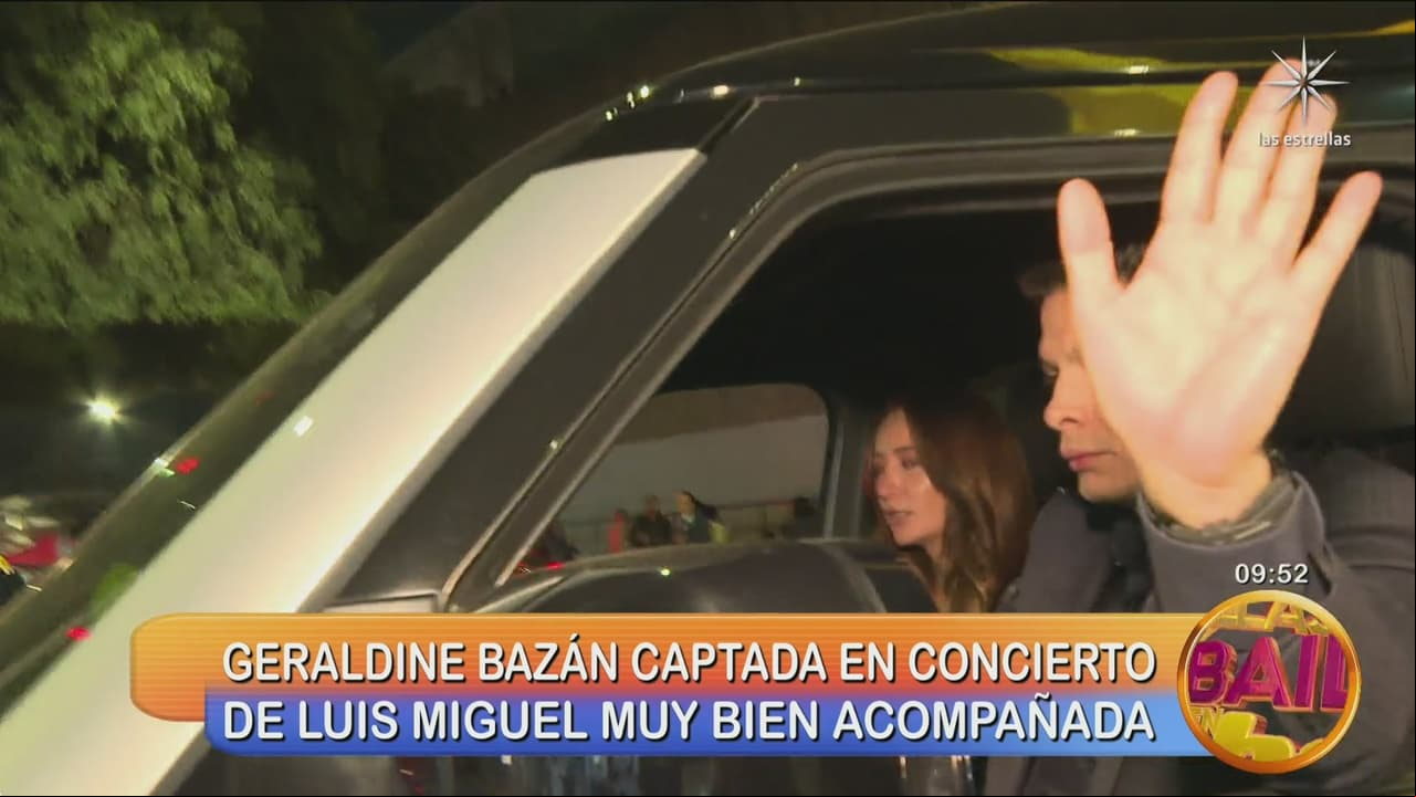 Así captaron a Geraldine Bazán junto a Giovanni Medina