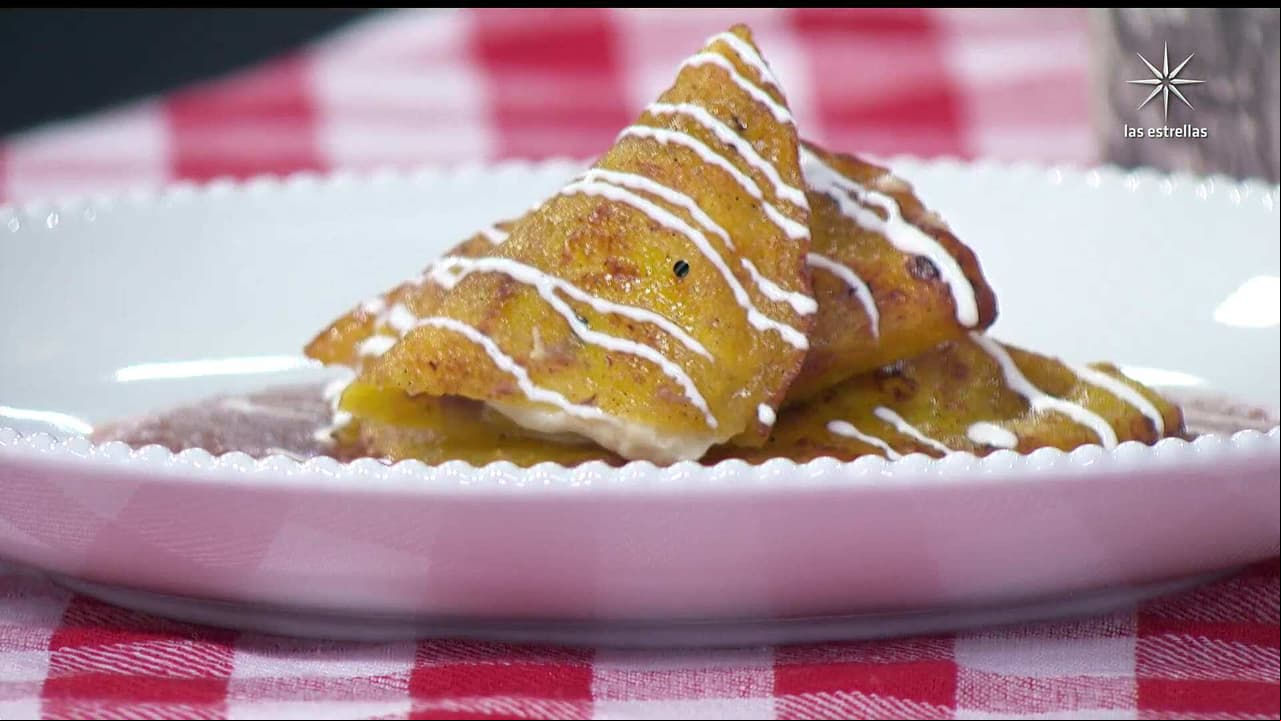 Receta original: ‘EMPANADAS DE PLÁTANO MACHO RELLENAS DE QUESILLO Y FRIJOL’
