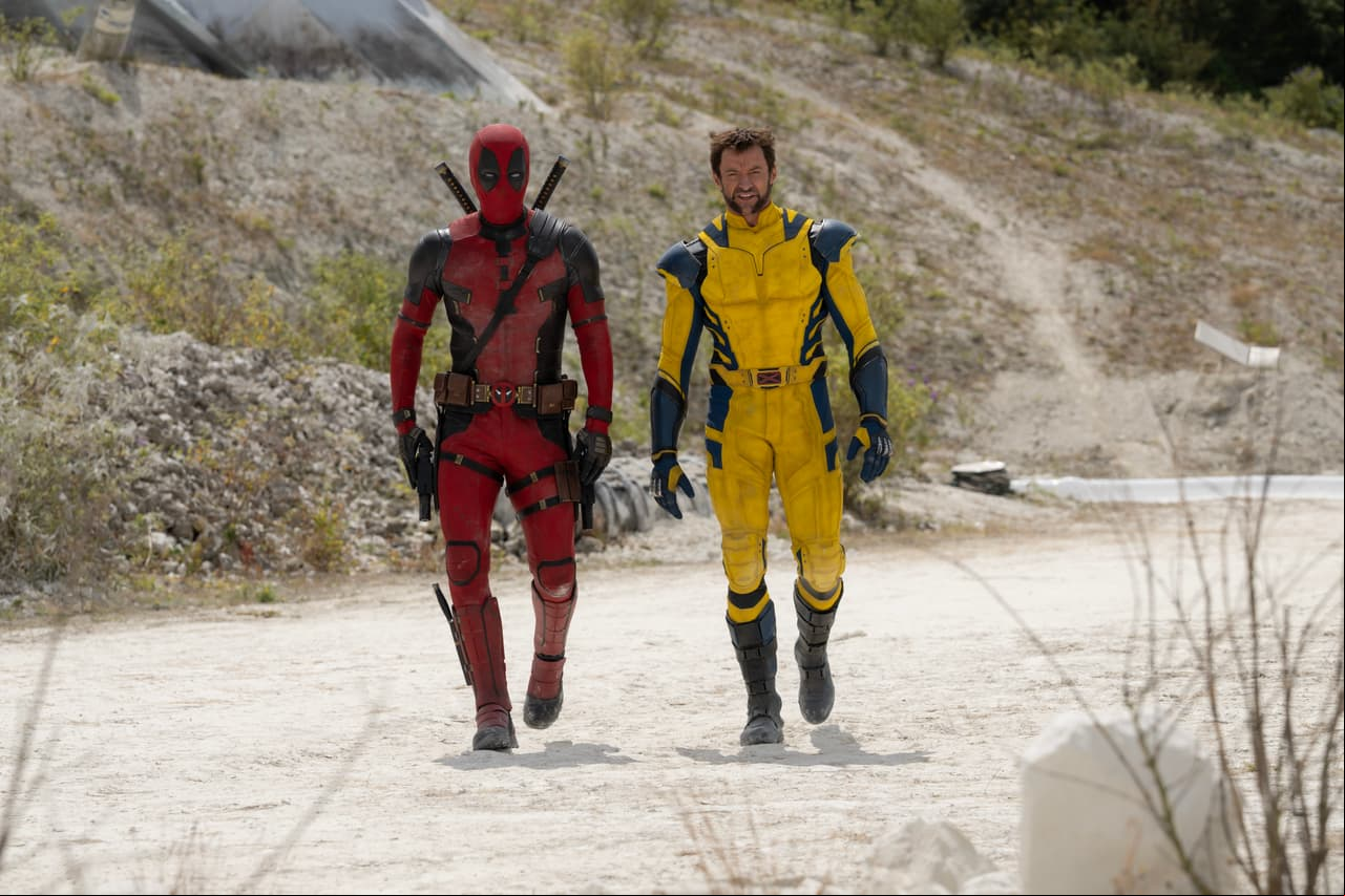 Ryan Reynold y Hugh Jackman en la película 'Deadpool & Wolverine'.