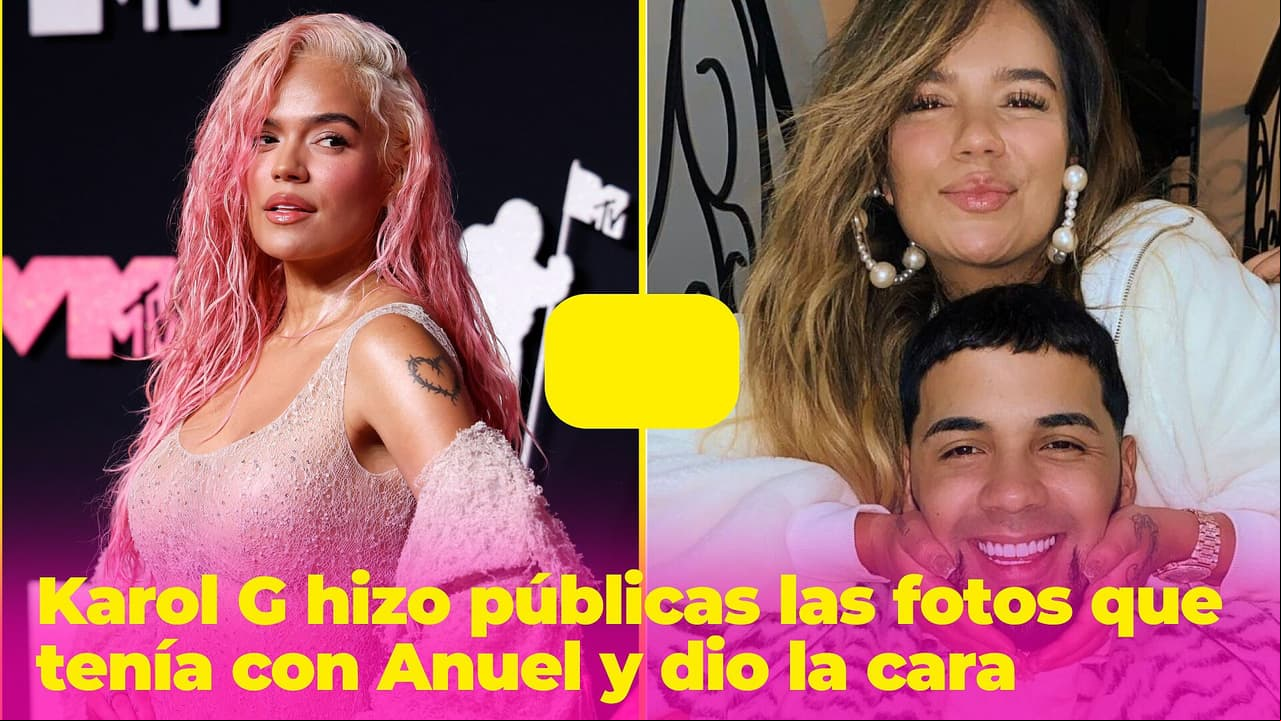 Karol G hizo públicas las fotos que tenía con Anuel y dio la cara: “Uno no borra ni la historia”