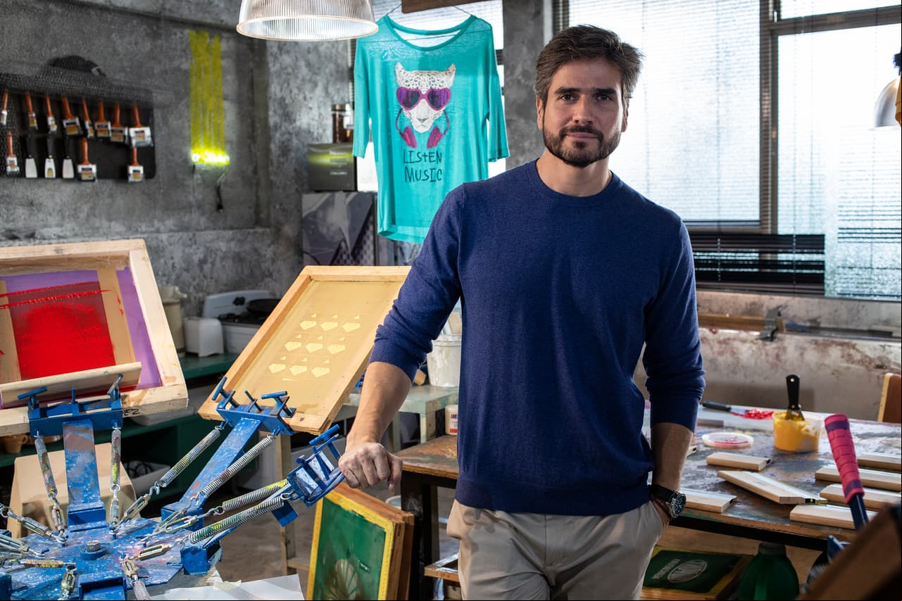 Daniel Arenas dijo estar contento de formar parte de esta historia y de poder ya arrancar las grabaciones.