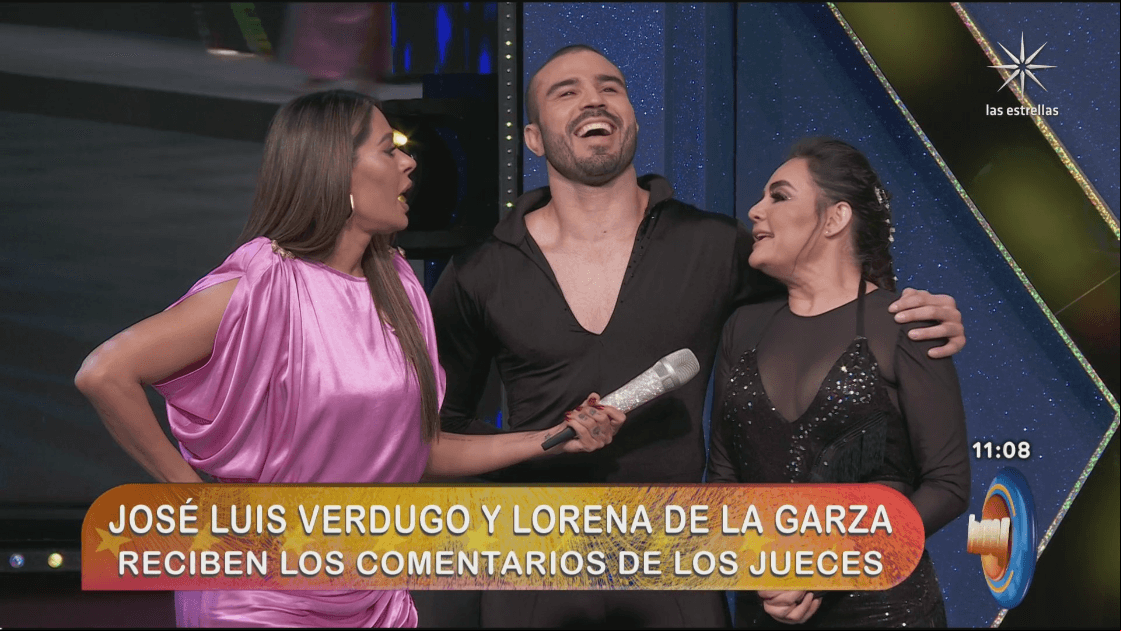 Galilea Montijo con José Luis Verdugo y Lorena de la Garza en Las Estrellas bailan en Hoy