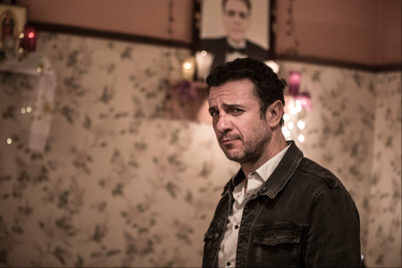 Y el querido 'Germán' (Alejandro Ávila) en pose de galán.