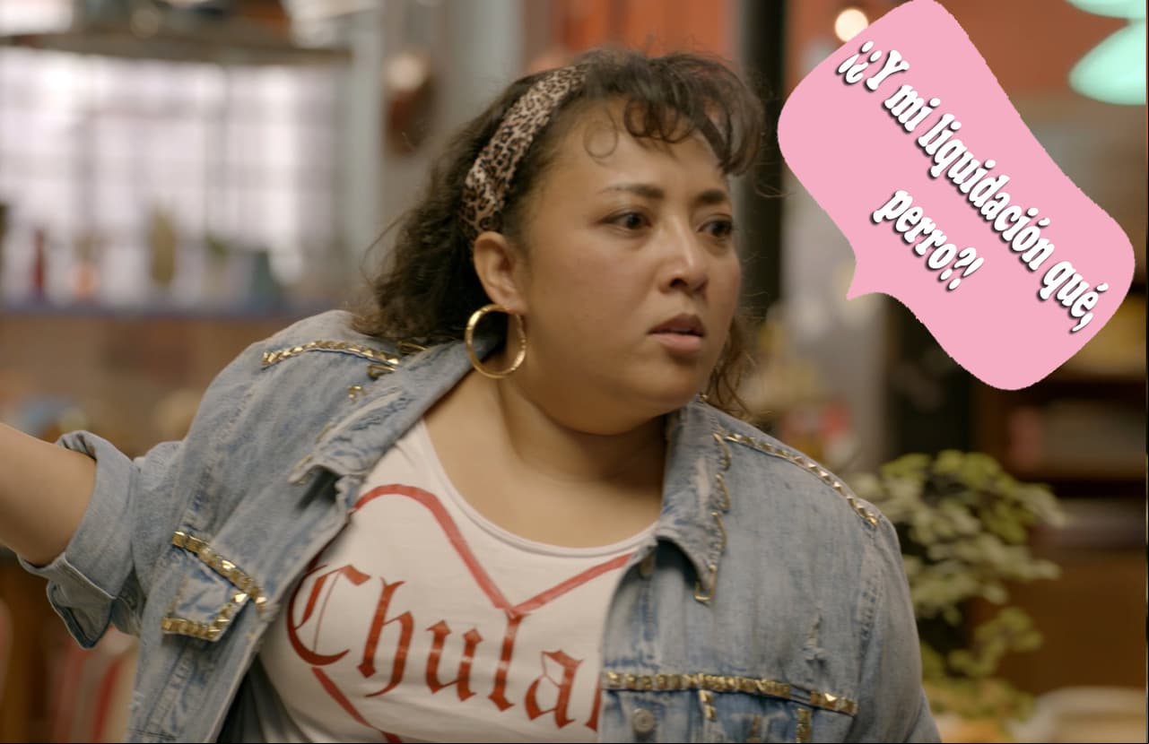 En el primer capítulo de la quinta temporada, Don Paquis despide a la Toña y ella reacciona de esta manera.