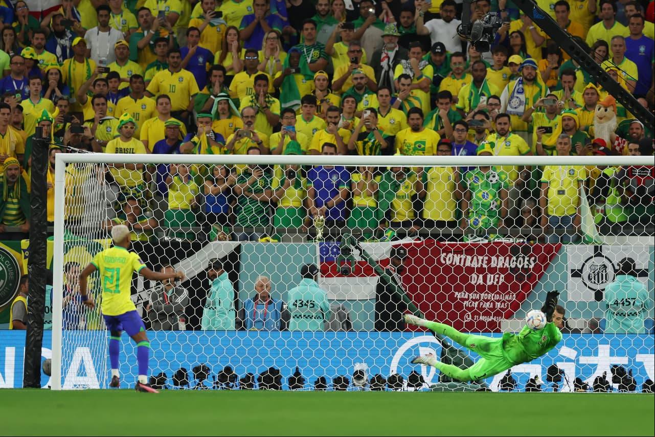 Croacia dio la sorpresa y derrotó 4-2 en penales a Brasil en el Estadio Ciudad de la Educación en los Cuartos de Final del Mundial Qatar 2022.