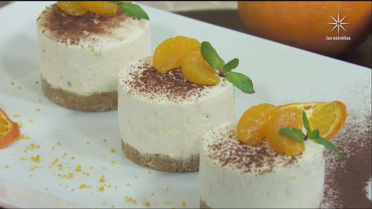RECETA: Mousse de mandarina y nuez